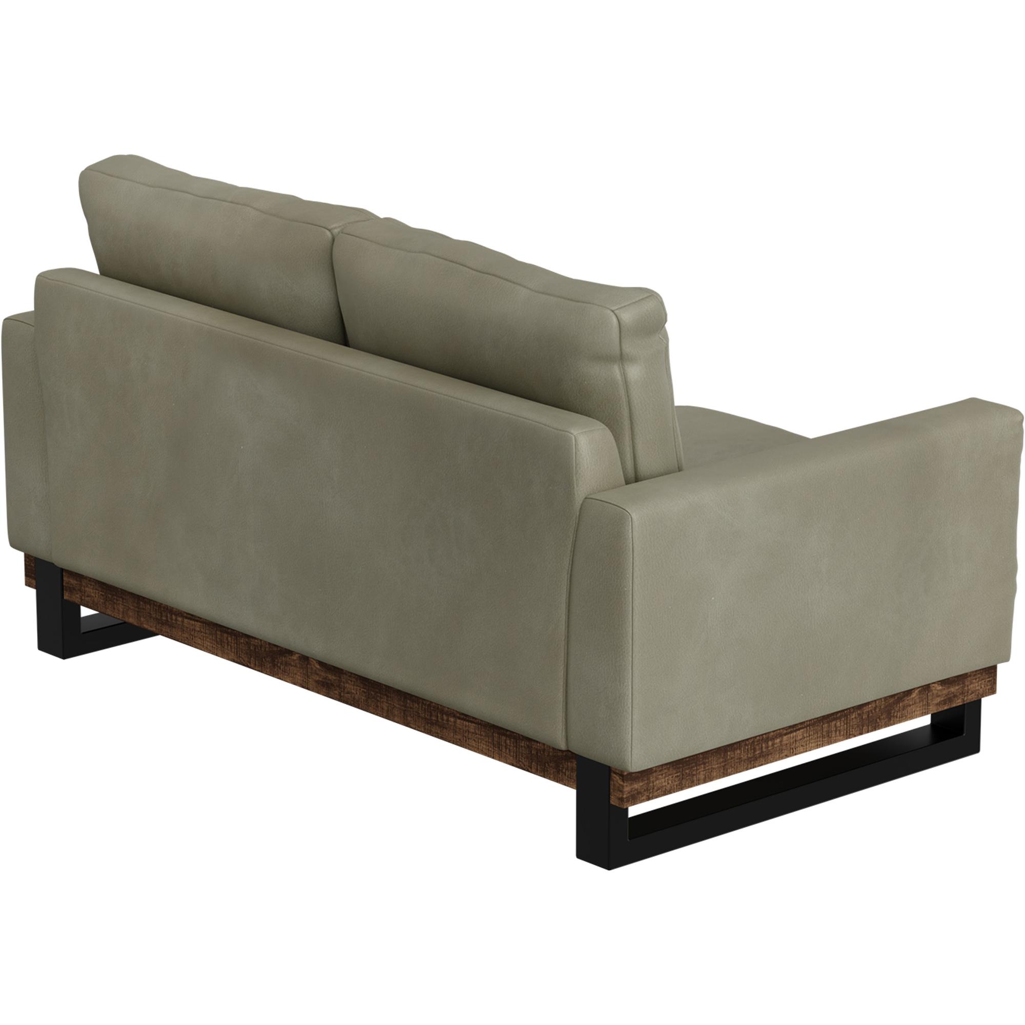 Blackburn Metal & Wood Base Loveseat 3 Blackburn Metal & Wood Base Loveseat - Image 3