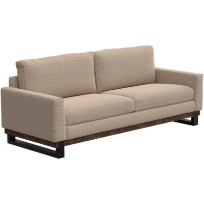 Blackburn Metal & Wood Base Sofa