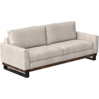 Blackburn Metal & Wood Base Sofa