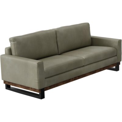 Blackburn Metal & Wood Base Sofa