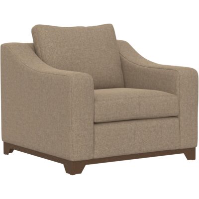 Natural Parota Wooden Frame & Base Armchair