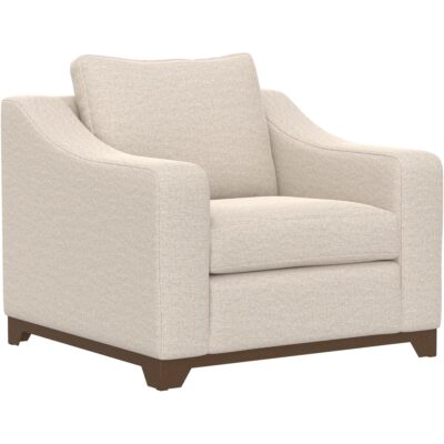 Natural Parota Wooden Frame & Base Armchair