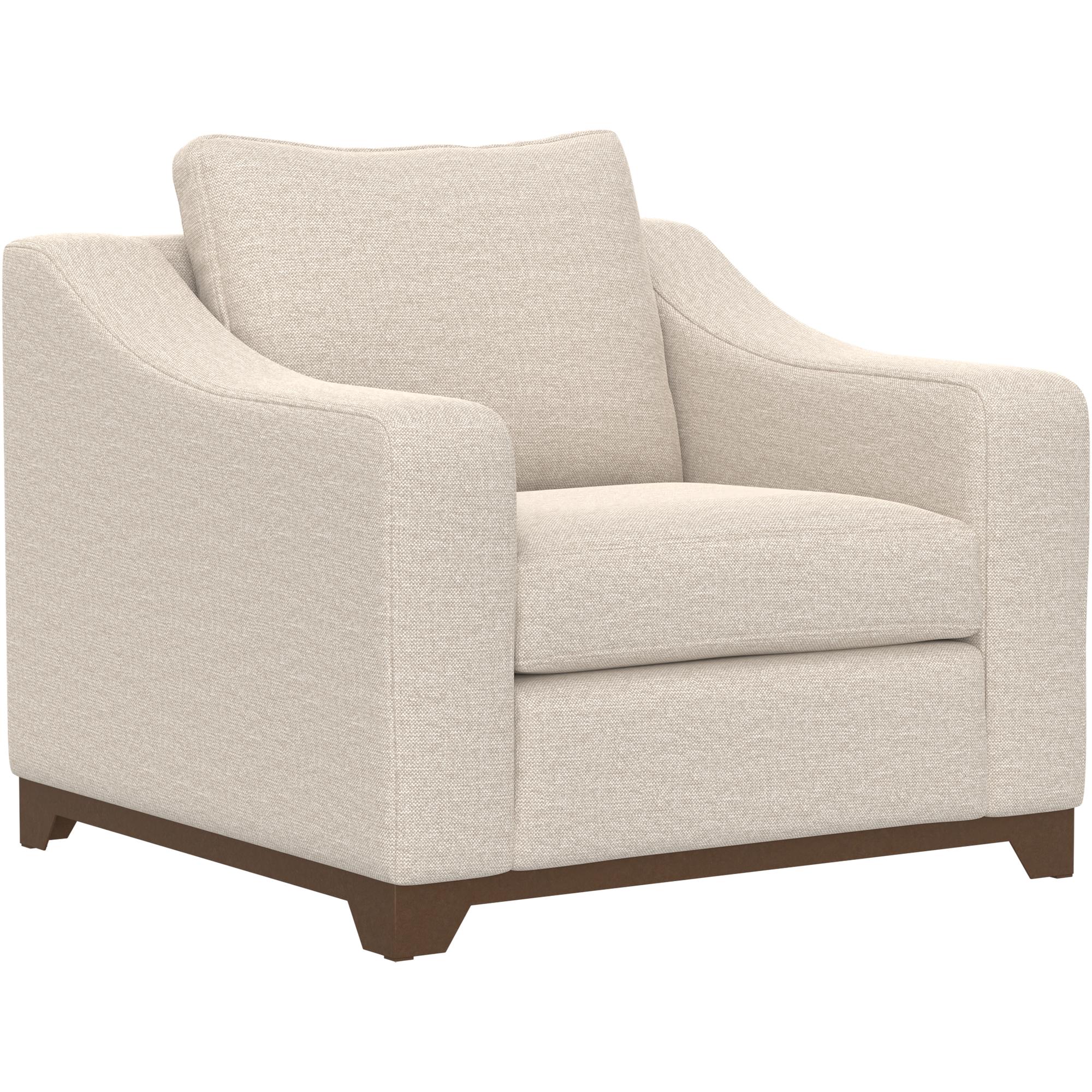 Natural Parota Wooden Frame & Base Armchair 1 Natural Parota Wooden Frame & Base Armchair