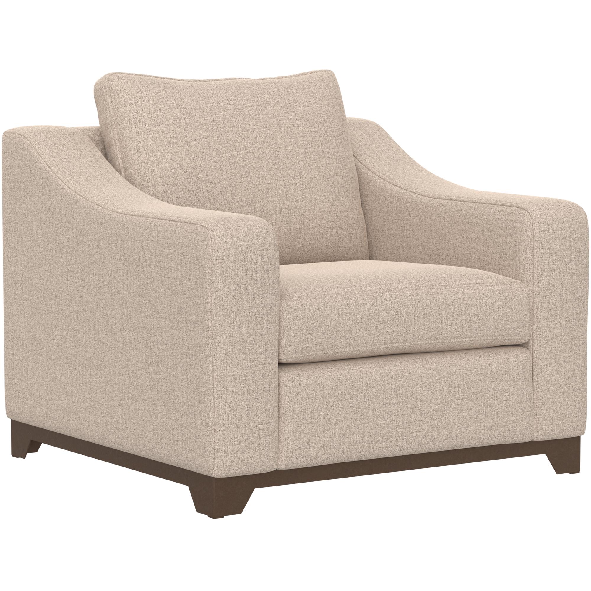 Natural Parota Wooden Frame & Base Armchair 1 Natural Parota Wooden Frame & Base Armchair