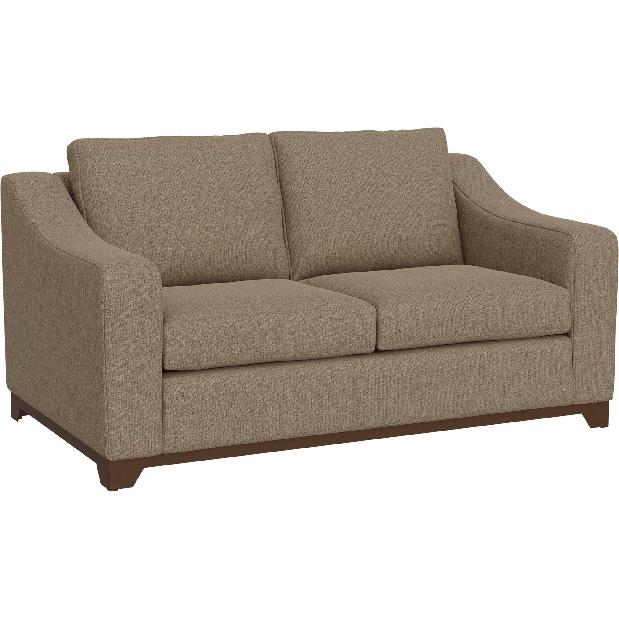 Natural Parota Wooden Frame & Base Loveseat 1 Natural Parota Wooden Frame & Base Loveseat