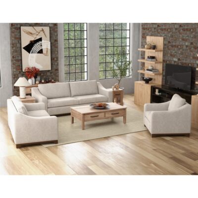 Natural Parota Wooden Frame & Base Loveseat IUP868-LOV-210 IUP868 LOV 210 04