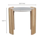 Dala Side Table White JD-1038-18-0 JD 1038 18 70