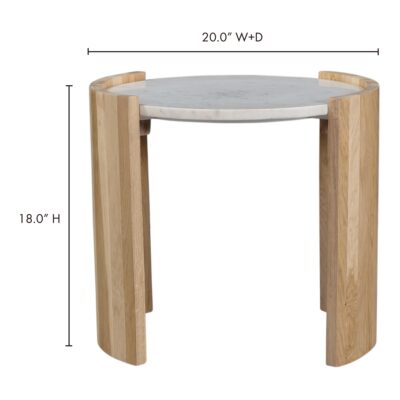 Dala Side Table White 13 Dala Side Table White JD-1038-18-0 JD 1038 18 70