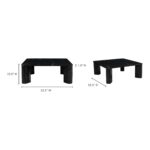 Segment Coffee Table Jetty Black JD-1048-02-0 JD 1048 02 70