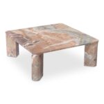 Segment Coffee Table Orange Levante Marble JD-1048-12-0 JD 1048 12 0 03