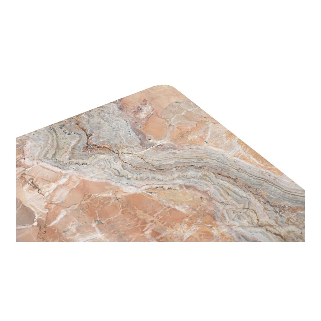 Segment Coffee Table Orange Levante Marble - Image 6