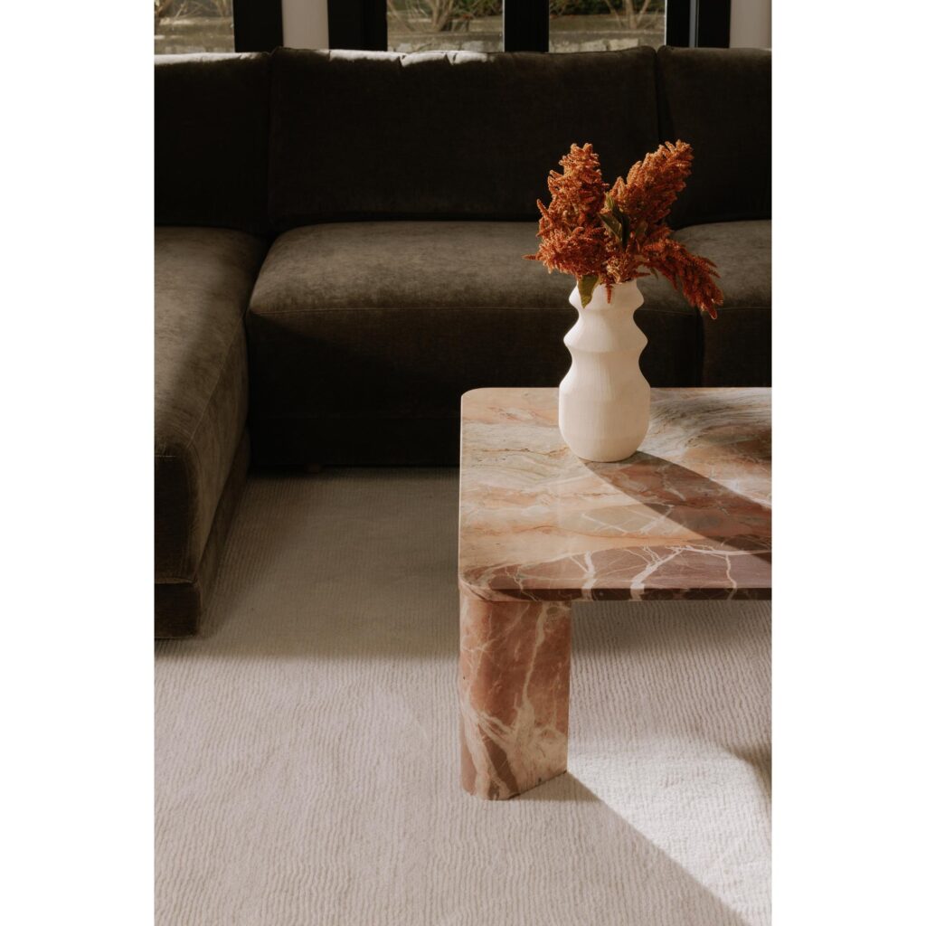 Segment Coffee Table Orange Levante Marble - Image 11