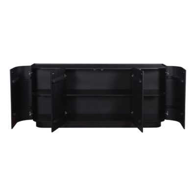 Povera 4 Door Sideboard Black 10 Povera 4 Door Sideboard Black JD-1050-02 JD 1050 02 01