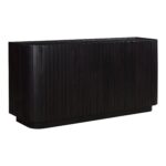 Povera 4 Door Sideboard Black JD-1050-02 JD 1050 02 02