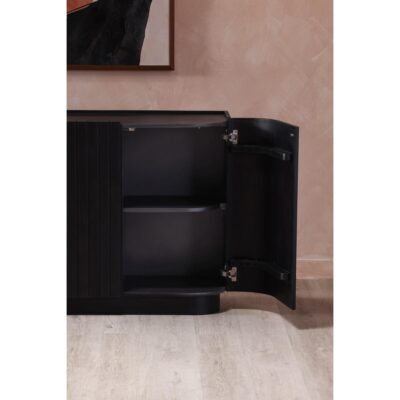 Povera 4 Door Sideboard Black 13 Povera 4 Door Sideboard Black JD-1050-02 JD 1050 02 30