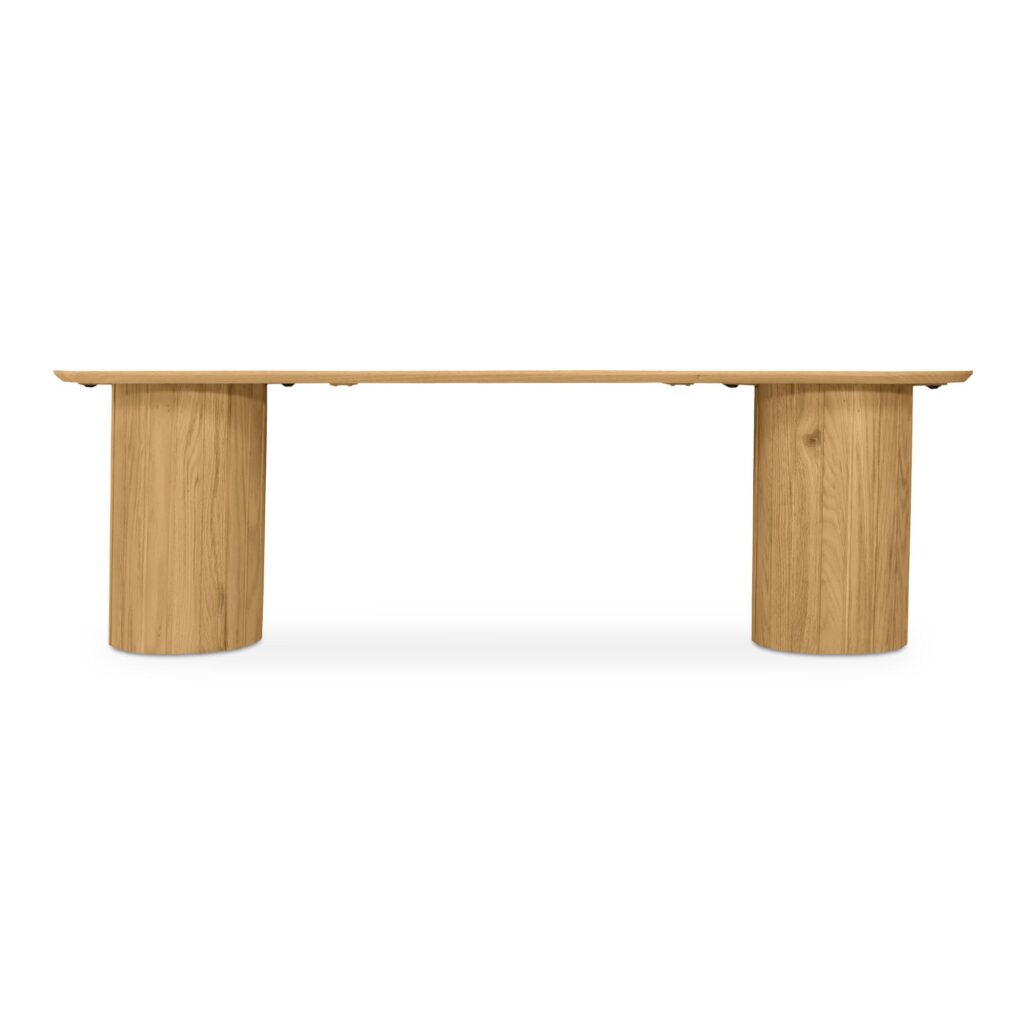 Povera Dining Bench Natural Oak - Image 2