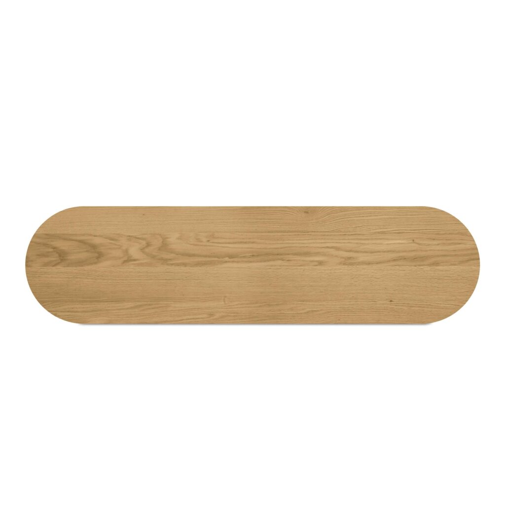 Povera Dining Bench Natural Oak - Image 5