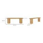 Povera Dining Bench Natural Oak JD-1053-24-0 JD 1053 24 70