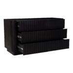Povera 6 Drawer Dresser Black JD-1062-02 JD 1062 02 03