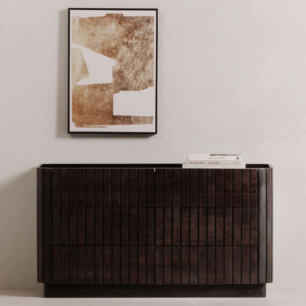 Povera 6 Drawer Dresser Black - Image 10