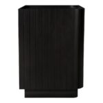 Povera 3 Drawer Nightstand Black JD-1063-02 JD 1063 02 04