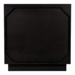 Povera 3 Drawer Nightstand Black JD-1063-02 JD 1063 02 06