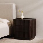 Povera 3 Drawer Nightstand Black JD-1063-02 JD 1063 02 30