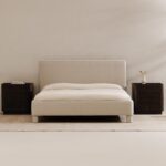 Povera 3 Drawer Nightstand Black JD-1063-02 JD 1063 02 50