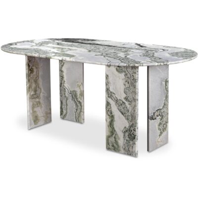 Celia Oval Dining Table Green Onyx Marble JD-1075-16-0 JD 1075 16 0 03