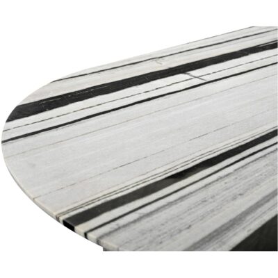 Celia Oval Dining Table Panda Marble JD-1075-37-0 JD 1075 37 0 05