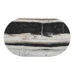 Celia Oval Dining Table Panda Marble JD-1075-37-0 JD 1075 37 0 07
