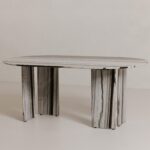 Celia Oval Dining Table Panda Marble JD-1075-37-0 JD 1075 37 0 31
