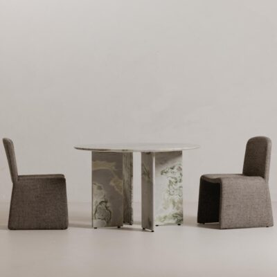 Celia Round Dining Table Green Onyx Marble JD-1076-16-0 JD 1076 16 0 30