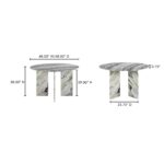 Celia Round Dining Table Green Onyx Marble JD-1076-16-0 JD 1076 16 0 70