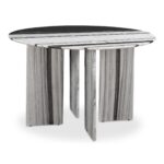 Celia Round Dining Table Panda Marble JD-1076-37-0 JD 1076 37 0 01