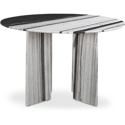 Celia Round Dining Table Panda Marble JD-1076-37-0 JD 1076 37 0 02