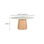 Evelyn Dining Table Onyx Marble JD-1093-16-0 JD 1093 16 0 70