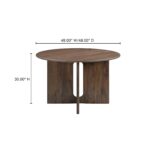 Stanley Dining Table Dark Brown JD-1096-20 JD 1096 20 70