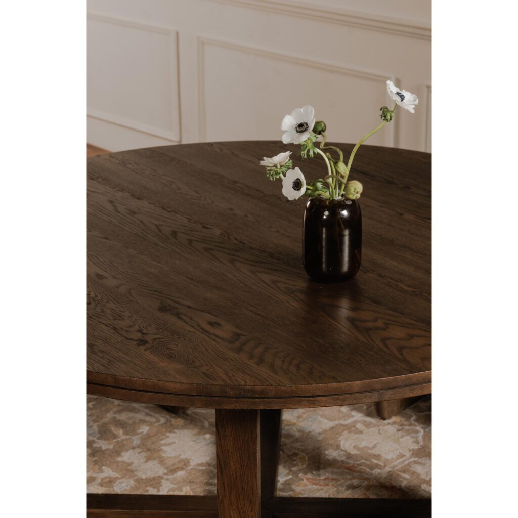 Joel Dining Table Dark Brown - Image 8