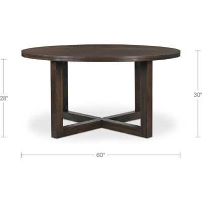Joel Dining Table Dark Brown JD-1101-20-0 JD 1101 20 0 Joel DIM 70