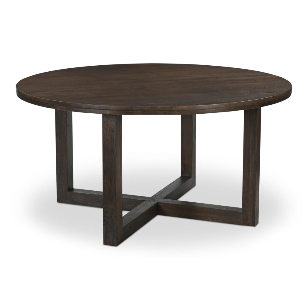 Joel Dining Table Dark Brown - Image 3