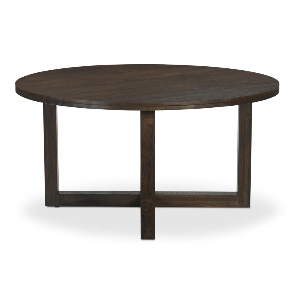 Joel Dining Table Dark Brown - Image 4