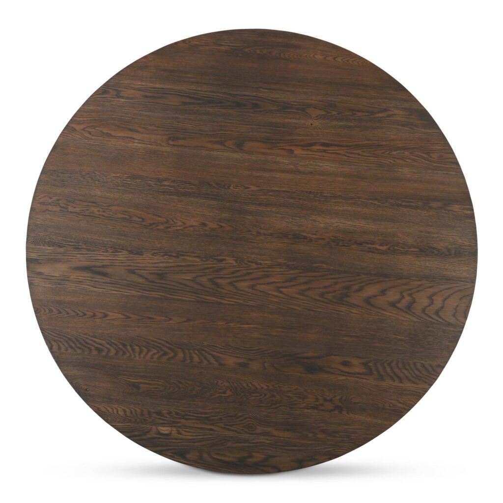 Joel Dining Table Dark Brown - Image 5