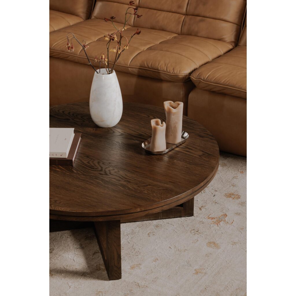 Joel Coffee Table Dark Brown - Image 8