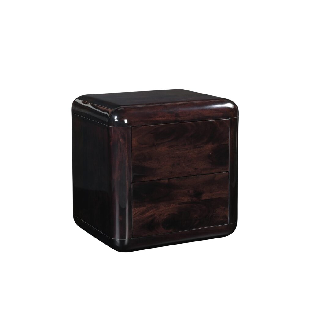 Rory Nightstand Dark Brown - Image 2
