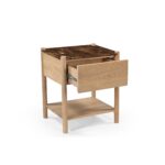 Elio Nightstand Dark Emperador Marble JD-1104-20 JD 1104 20 Elio diagR open shadsilo