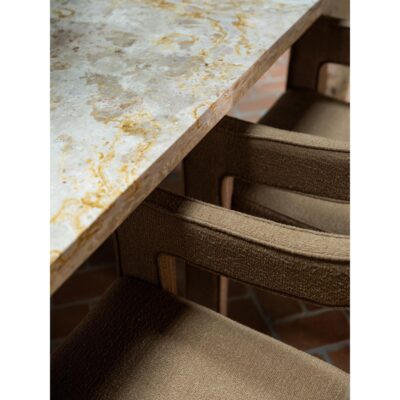Segment Dining Table Panther Stone Beige JD-1107-34-0 JD 1107 34 0 11