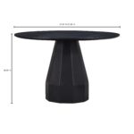 Templo Outdoor Dining Table Black JK-1010-02-0 JK 1010 02 70