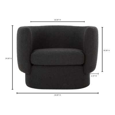 Koba Chair Maya Black JM-1002-02 JM 1002 02 70