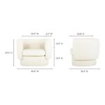 Koba Chair Maya White JM-1002-18 JM 1002 18 70